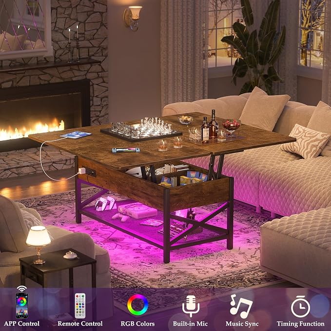 Aheaplus Coffee Table Lift Top - Image 3