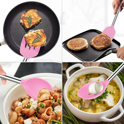 Silicone Spatula Spoon Set, BPA Free Kitchen Turners - Image 6