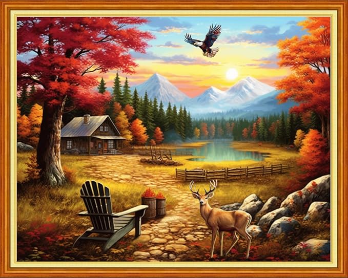 Foxdiviy Stamped Cross Stitch Kits by FoxdiviyCrossStitchKits