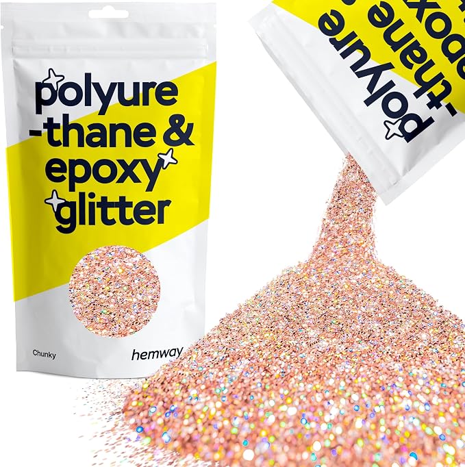 Hemway Polyurethane & Epoxy Resin Glitter 100g / 3.5oz Metallic Crystal Flake by Hemway