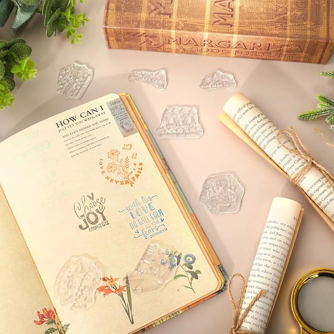 Whaline 5 Sheets Bible Verse Clear Stamps Christian Jesus Silicone Transparent - Image 6