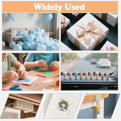 771PCS Double Sided Tape Removable Strong Adhesive Dots Heavy Duty Sticky Pads - Image 6