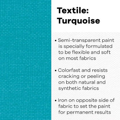 Textile Color Paint Turquoise - Image 2