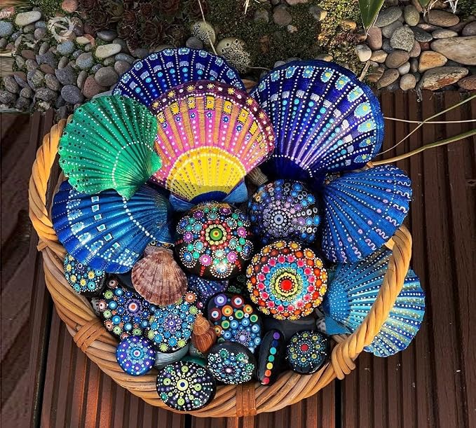 21Pcs Natural Scallop Sea Shells, Ocean Beach Seashells Perfect - Image 4