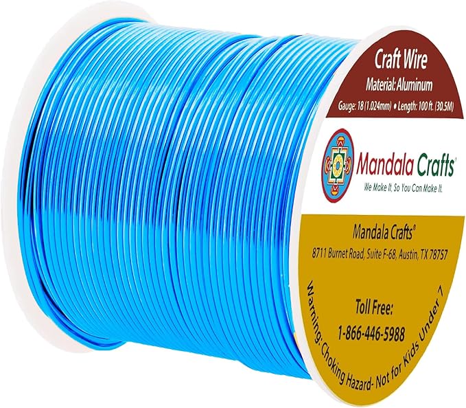 Mandala Crafts 18 Gauge Anodized Aluminum Craft Wire - Image 2