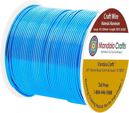 Mandala Crafts 18 Gauge Anodized Aluminum Craft Wire - Image 2