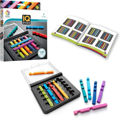 SmartGames IQ Stixx Stacking Travel Game by SmartGames