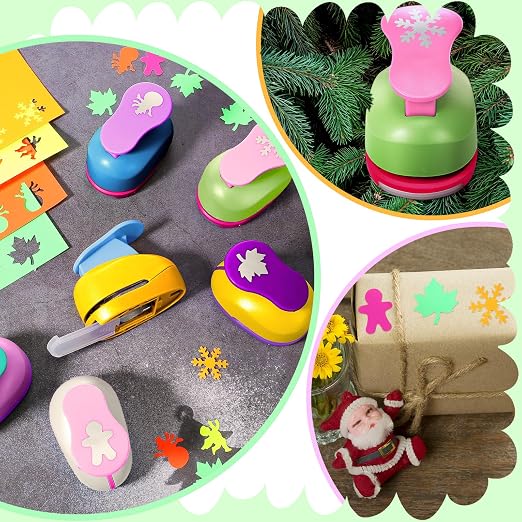 CHENGU 16 Pcs Craft Holes Punch Paper Punchers Scrapbook Punches - Image 7