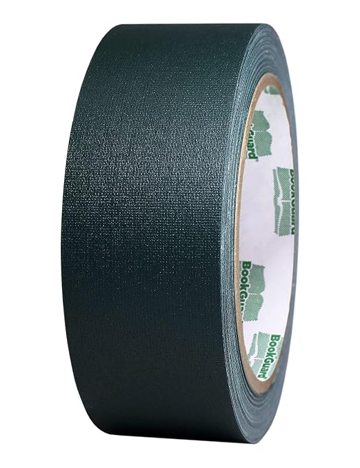 BookGuard 1-1/2 Inch Vinyl-Coated Cotton Cloth Bookbinding Repair Tape by ChromaLabel
