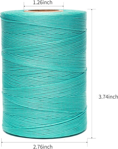 Waxed Thread, 852Yards 150D 0.8mm Flat Polyester Wax Thread - Image 2