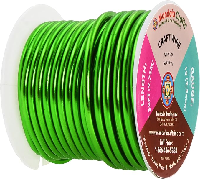 Mandala Crafts 10 Gauge Anodized Aluminum Craft Wire - Image 2