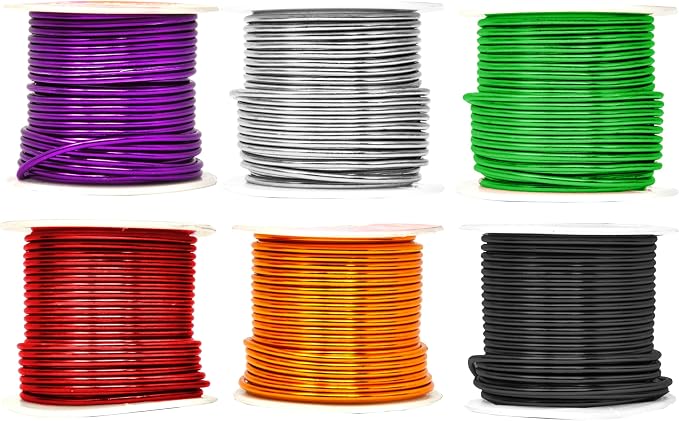 Mandala Crafts 12 Gauge Anodized Aluminum Craft Wire by MandalaCrafts