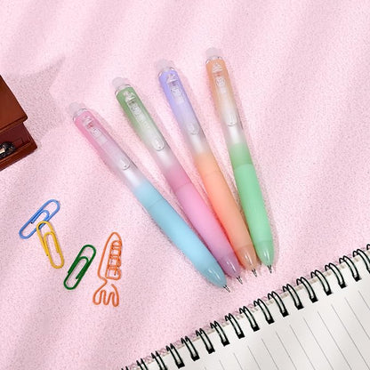 Temiary 4 Pcs Erasable Gel Pens & 10 Pcs Refills, Retractable Ink Pen - Image 8