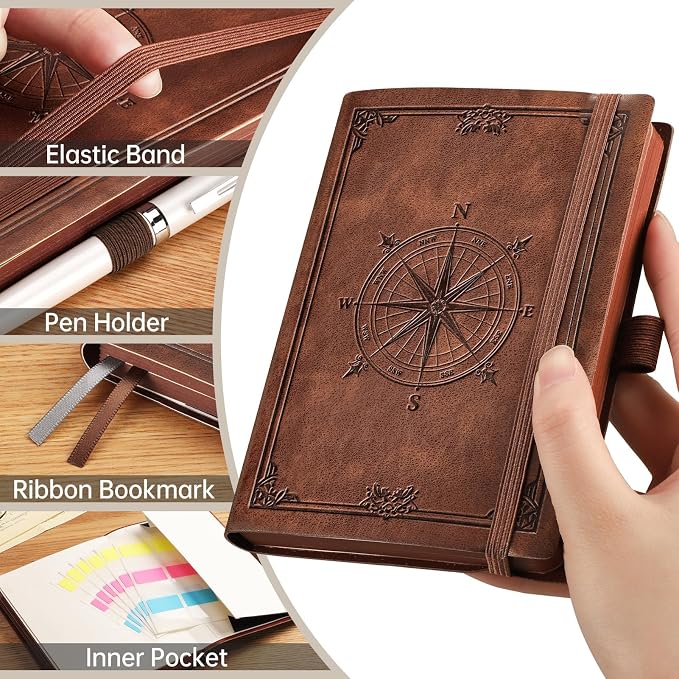 AHGXG Small Lined Pocket Journal Notebook - Image 5