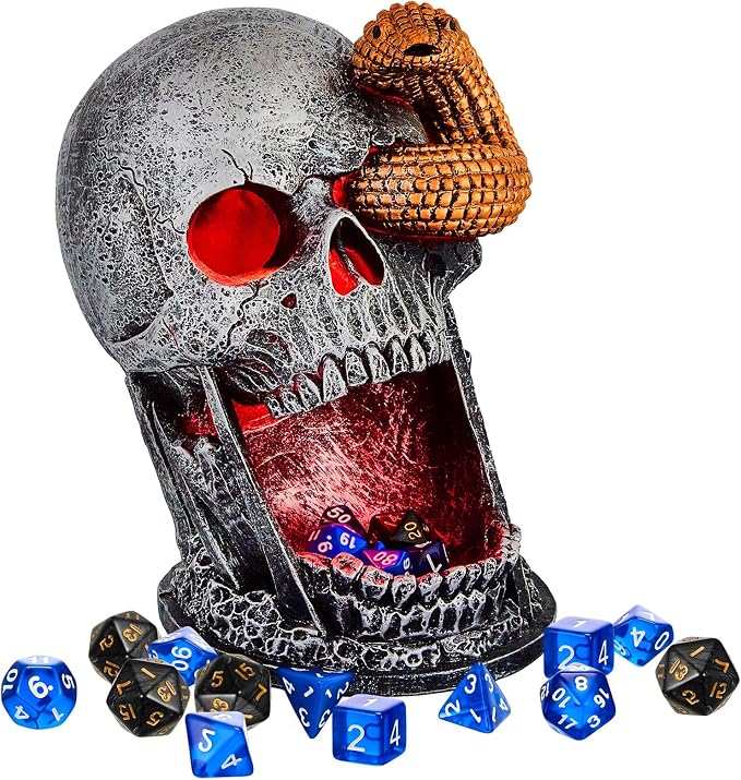 Dice Tower Skull Dice Tower Dice Roller by Wettarn