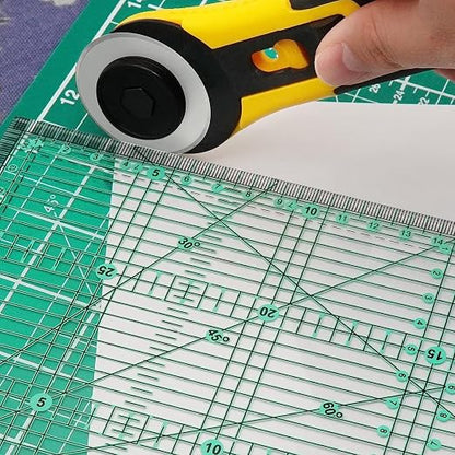 MANUFORE 15 x 30cm Sewing Acrylic Ruler Anti-Slip Metric Ruler DIY Quilting - Image 4