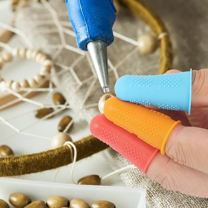 Mr. Pen Hot Glue Gun Silicone Finger Protectors, Pastel Colors Finger Tips and - Image 6