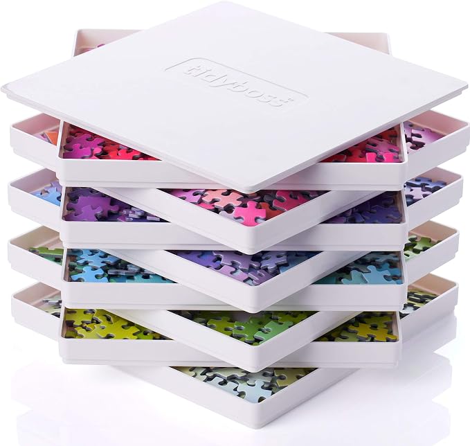Tidyboss 8 Puzzle Sorting Trays by Tidyboss