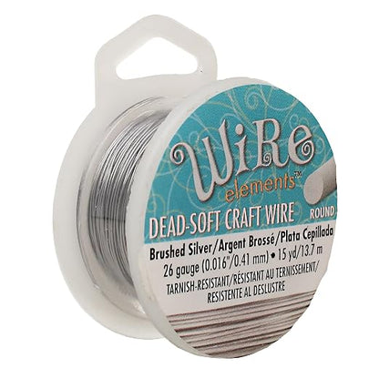 The Beadsmith Wire Elements Craft Wire – Tarnish Resistant, Soft Temper by TheBeadsmith