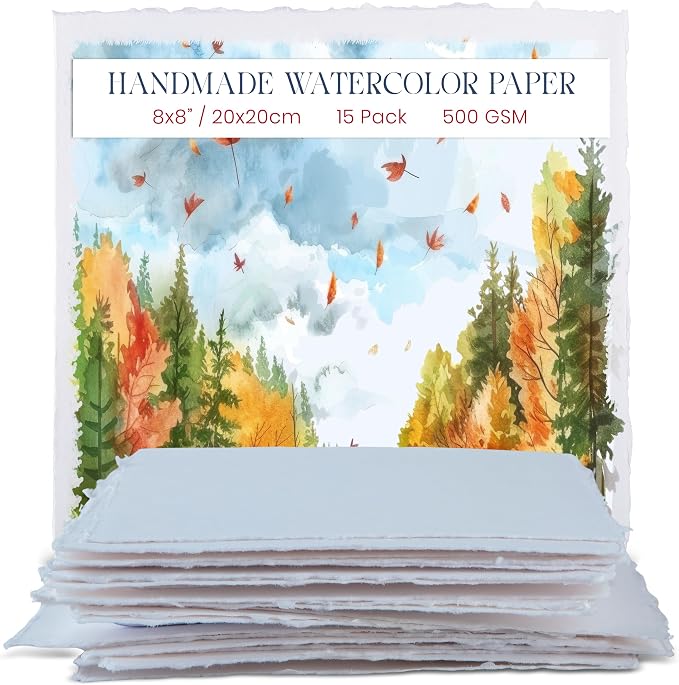 Wanderings Thick Handmade Watercolor Paper - Image 2