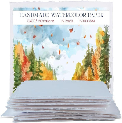 Wanderings Thick Handmade Watercolor Paper - Image 2