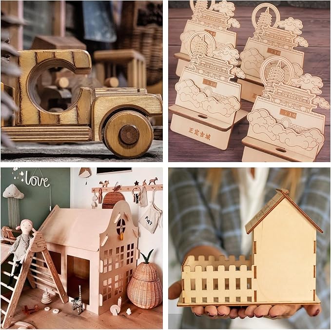 6 Pack Basswood Sheets for Crafts 1/8x12x18 Inch 3mm Larger Basswood for Laser - Image 7