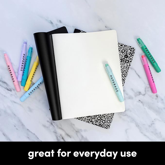PAPERAGE Soft Cover Lined Journal Notebook, 2 Pack, 100 Pages, Large 7.5 inches - Image 6