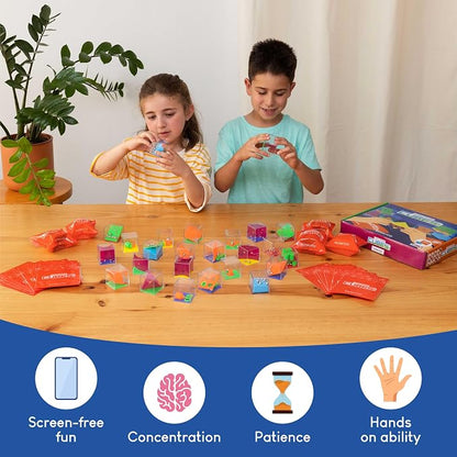 BONNYCO Brain Teaser Puzzles Cubes Kids Party Favors Pack 30 Pinata Goodie Bags - Image 4