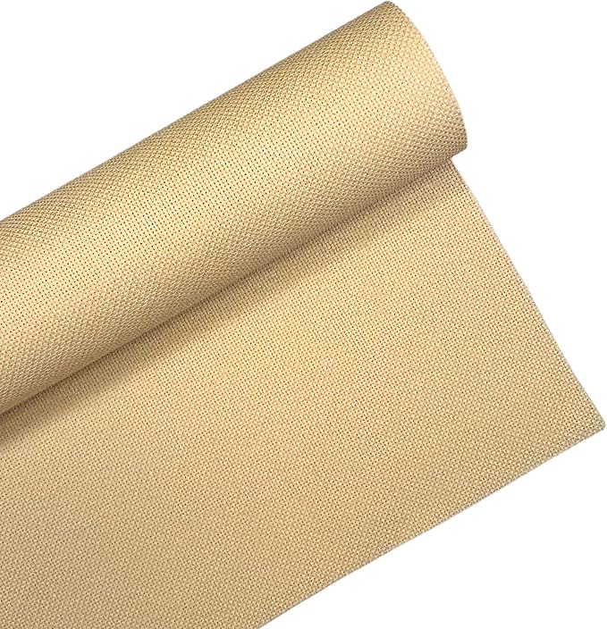 2 Sheets of Wheat 14 Count Aida Cloth – 21 x 21 Inch Pre-Cut Fabric Squares – - Image 6