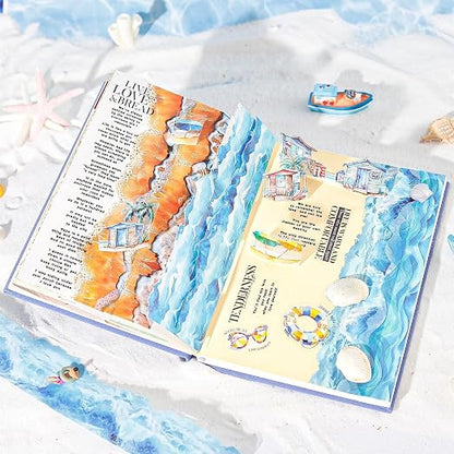 6 Rolls PET Tape Stickers for Journaling, Ocean Washi Tape Stickers for - Image 7