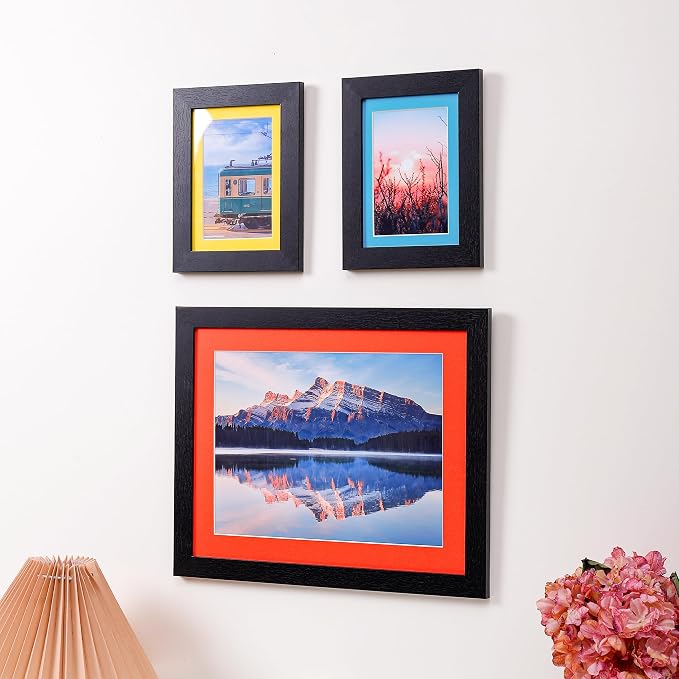 HOTUO 10 Pack Acid Free Colorful Picture Frame Mats, Pre-Cut 8x10 Picture Mats - Image 7