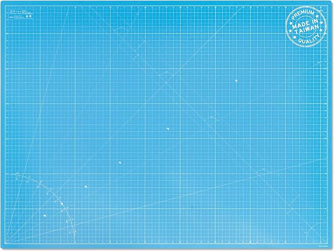 Elan Cutting Mat A0 Blue, Extra Large Self Healing Cutting Mat 36 x 48 Inch by Elan