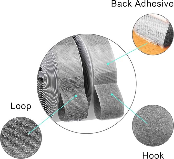 BRAVESHINE 16.5FT Hook and Loop Tape Roll - Image 2