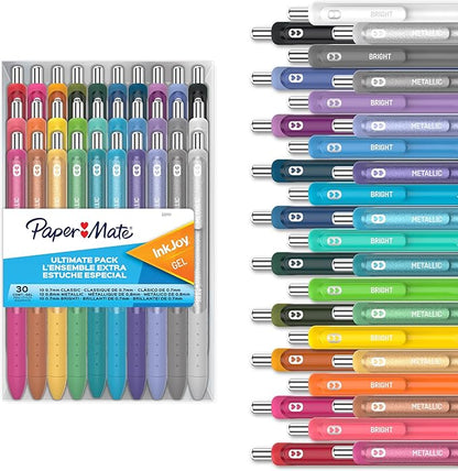 Paper Mate InkJoy Gel Pens Ultimate Pack, Retractable Pens, Featuring Classic by PaperMate