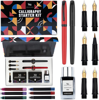 Wordsworth and Black Calligraphy Pen Set by WordsworthBlack
