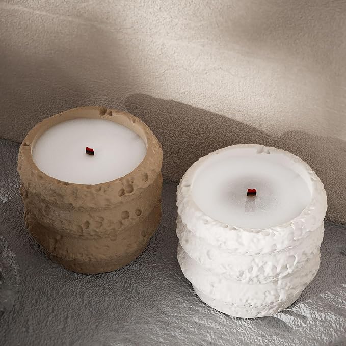 Cylinder Molds Silicone Wave Spiral Candle Mold - Image 4