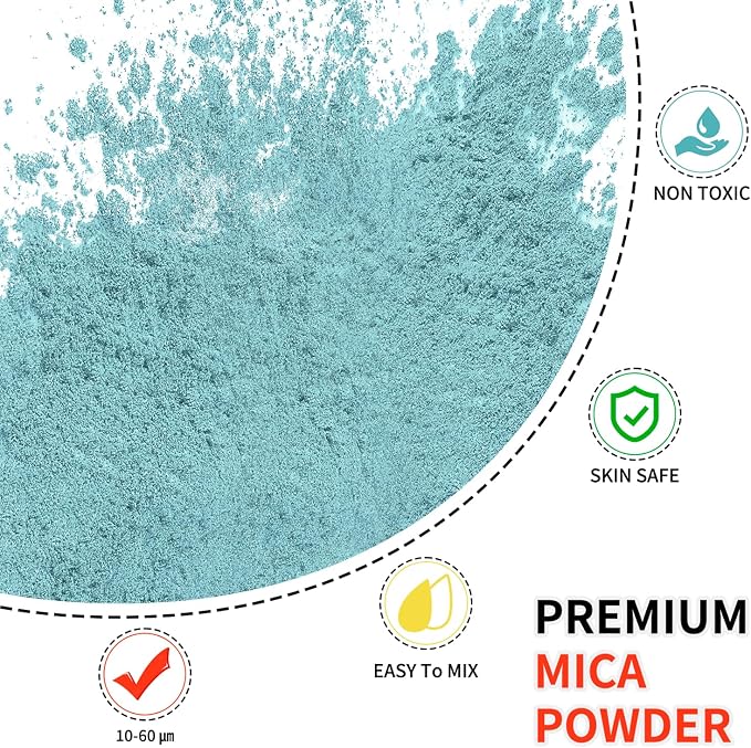 Mica Powder - 100g Mica Powder for Epoxy Resin - Metallic Color Pigment for - Image 2