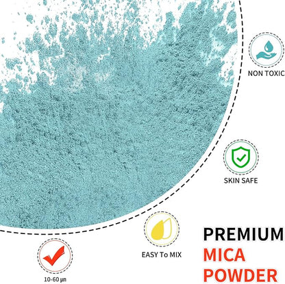 Mica Powder - 100g Mica Powder for Epoxy Resin - Metallic Color Pigment for - Image 2