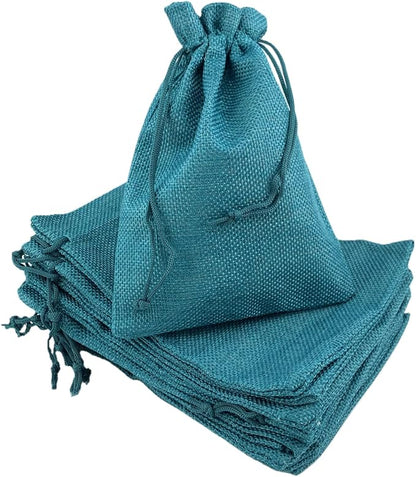 Palmhomee Pack of 25 Burlap Gift Bags by Palmhomee