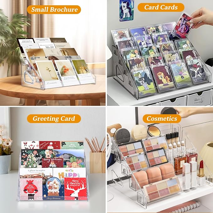 2 Pack 5 Tier Acrylic Card Display Stand, Baseball Cards, Sports Cards - Image 7