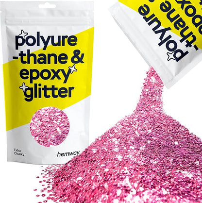 Hemway Polyurethane & Epoxy Resin Glitter 100g / 3.5oz Metallic Crystal Flake by Hemway