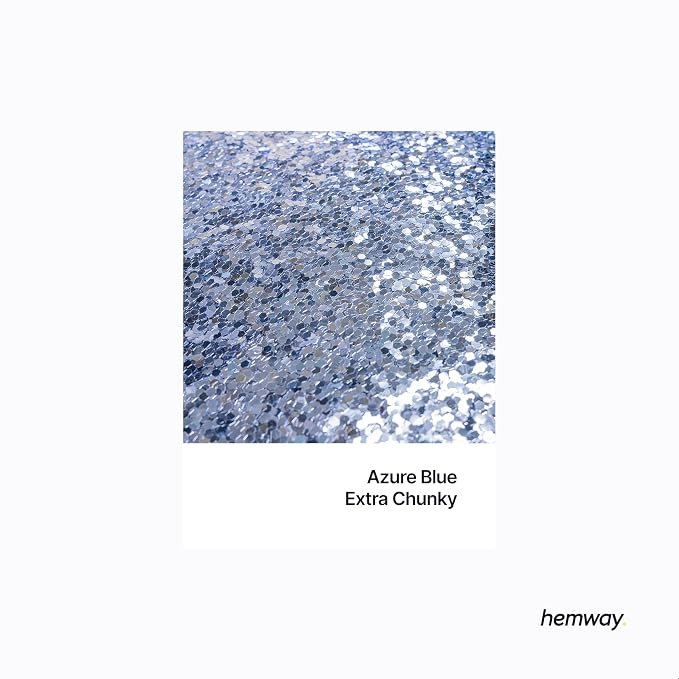 Hemway Polyurethane & Epoxy Resin Glitter 100g / 3.5oz Metallic Crystal Flake - Image 2
