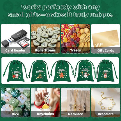 Tapleap Christmas Bags with Drawstring - Image 4