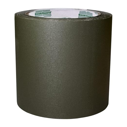 BookGuard 4 inch Premium Bookbinding Repair Cloth Tape, 15 Yard Roll by ChromaLabel