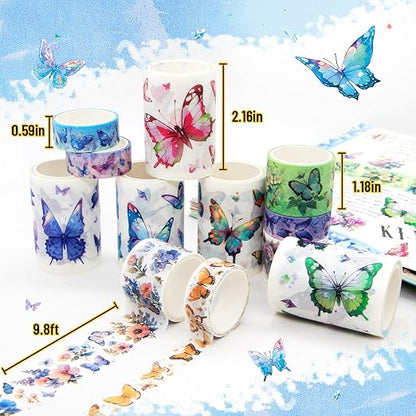 Washi Tape Set 12 Rolls - Image 2