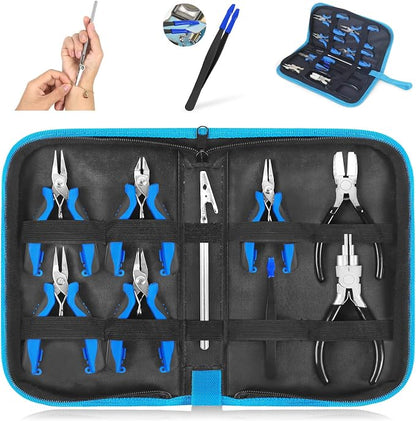 Toolour Jewelry Pliers Set Jeweler Making Tools Kit, Mini Craft Pliers Tool by Toolour
