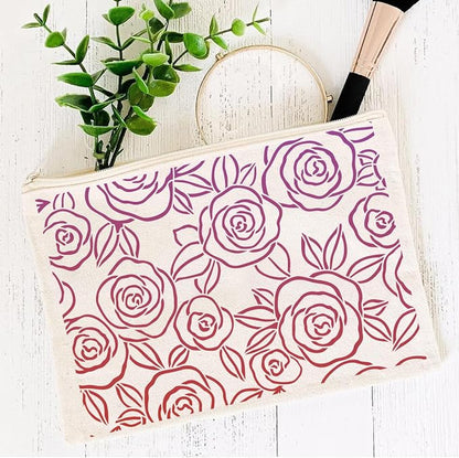 Stencils for Crafts Reusable Texture Stencils Background Stencil Leaf Floral - Image 6
