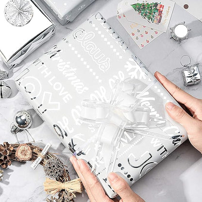 WRAPAHOLIC 30 Inch Christmas Wrapping Paper Roll - Image 4