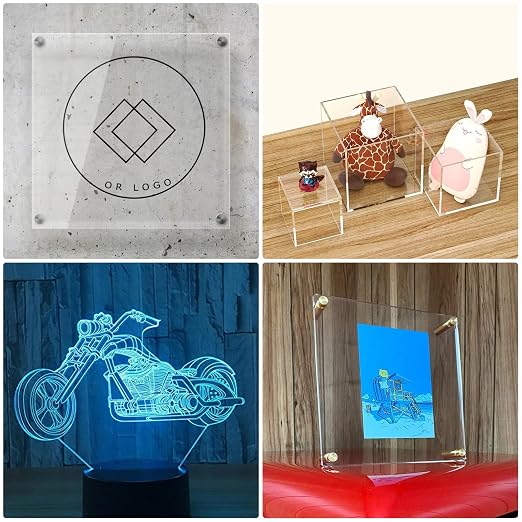 Pack of 10 Clear Acrylic Sheet 12" x 12" Cast Plexiglass Square 1/8" Thick - Image 7