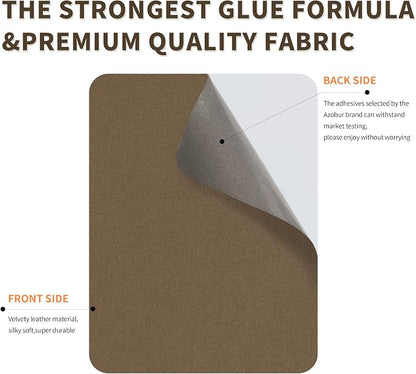 Azobur Sofa Repair Patch, 6 Piece Microfiber Patches, Self-Adhesive Patch Repair - Image 3